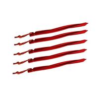 Yardwe 7 Pièces Clous en Spirale Entardes De Tente en Aluminium Tirette pour Camping Piquets De Tente Piquet De Tente pour Camping Rouge