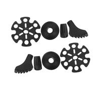 Yardwe 8 Ensembles Embouts pour Bâtons de Randonnée Protection Antidérapante Stabilisateur Terrain Varié avec Panier Boue et Neige Accessoires Durables pour Bâtons de Marche