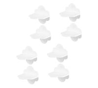 Yardwe 8 Pièces Ancrage Anti-bascule Ancrages De Sécurité Pour Meubles Ancrage Mural Pour Meuble Ancre Murale Ancre De Sécurité Murale Pour Commode Plastique Blanche