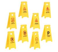 Yardwe 8 Pièces Jouets Éducatifs pour Garçon Fille Panneaux de Circulation Réalistes avec Bords Ronds pour Sécurité Apprentissage des Règles de Circulation Intérieur et Extérieur