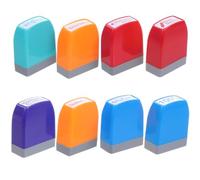 Yardwe 8 Pièces Tampon Enseignant Réutilisable en ABS pour Correction | Grading Cohérent, Élèves et Assistants Pédagogiques, Devoirs Maison, Communication Parentale, Feuilles