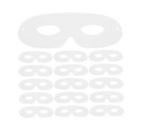 Yardwe 80Pièces Masques Papier pour Garçon Fille et Adultes Masques Blancs Vierges pour Halloween Bricolage Fête et Cosplay Familiale Amusante