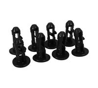 Yardwe 8pcs Goupilles du Couvercle en Plastique pour Poubelles à Roulettes 32l, Pièces de Rechange Robustes de Connexion, Facile à Entretenir pour Usage Industriel