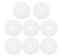 Yardwe 8pcs Tapis Séchoir à Fruits en Silicone Blanc, Plateaux de Déshydratation Ronds Antiadhésifs, Faciles à Nettoyer, Réutilisables pour Déshydrateur Domestique