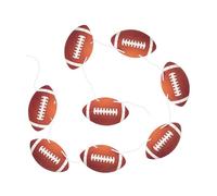 Yardwe 8pièces Lot De Banderoles De Rugby Pour Décoration De Fête Bannières De Football à Suspendre Décoration De Salle Pour Anniversaire