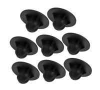 Yardwe 8pièces Lot de Embouts De Rechange pour Chaise De Camping Anti-enfoncement pour Chaise Pliante Cadre Amélioré Noir