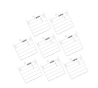 Yardwe 8pièces Portillon De Cage à Oiseaux Et Loquet à Ressort Ferrures pour Remplacement De Porte De Cage Accessoire pour Petite Porte De à Oiseaux