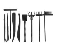 Yardwe 9 pièces Set de Râteaux Zen pour Jardin de Sable Accessoires pour Table de Sable et Faciles à Manipuler pour Créer Motifs et Détaillés