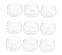 Yardwe 9pièces Cache-bouton De Cuisinière à Gaz Pour Maison Cache-bouton Pour Garçon Fille Cache-bouton De Cuisine Blanc
