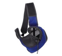 Yardwe À pour Animaux De Compagnie Polyester Bandoulière Pratique pour Chats Et Chiens Modèle Bleu Foncé avec Détails Élégants Et Confort Optimal