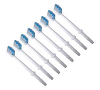 Yardwe Accessoires pour hydropulseur buccal 8pcs, têtes de brosse de rechange, compatibles avec la plupart des irrigateurs oraux, nettoyage des espaces interdentaires, pour hygiène