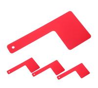 Yardwe Accessoires Visibilité Rouge de Lettres en Boîte aux Acrylique Drapeau Rotatif, Facile à Installer, Haute Lot de 4 Pièces Pierre pour Mur Usage Domestique