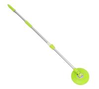 Yardwe Acier Inoxydable Manche de Balai Rotatif Détachable Vert | Tube Télescopique Robuste, Construction Stable, Usage Facile, pour Sols Variés, Pièces Domestiques