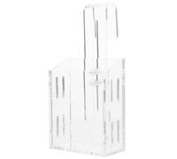 Yardwe Acrylique Pot de Plantation pour Aquarium Bouche Oblique, Crochet | Design Transparent, Bords Lisses et Surface Douce, pour Aquascaping Hôtel et Placement Soigné des Plantes