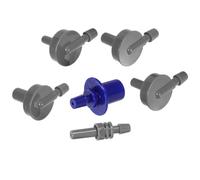 Yardwe Adaptateur de Brassard 6 Pièces Connecteur Électronique Gris Droit et Coudé 5mm-7mm-11mm Compatible Tensiomètre Usage Santé Familiale