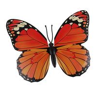 Yardwe Aimants magnétiques 3D à couche unique pour décoration murale en plastique Motif papillons 30 cm