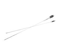 Yardwe Antenne VHF Marine 27Mhz-28Mhz pour Radio CB Antenne Fouet Rétractable en Plastique et Facile à Installer 1 Pièce Accessoire pour Voiture et Bateau