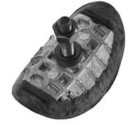 Yardwe Antivol de Jante Moto Cross 185 en Plastique Résistant Alliage Pince Antivol de Roue pour Motocross Quad et Hors-Piste Bloque-Pneu Prévient Crevaison et Glissement