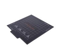 Yardwe Autocollant Magnétique Noir pour Lit Chauffant D'imprimante 3d Compatible Surface Pei Flexible Lisse 25x23,5 Cm pour Projets Stem et Salles de Classe