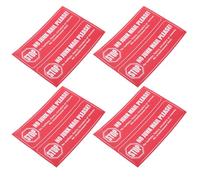 Yardwe Autocollants Imperméables en Vinyle pour Boîte aux Lettres Lot de 8 Avertissement Anti-courrier Indésirable pour Maison et Extérieur