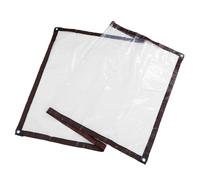 Yardwe Bâche Transparente avec Œillets Bâche Étanche Renforcée pour Protection de Plantes et Animaux Extérieur pour Camping et Jardin