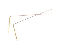 Yardwe Baguettes De Sourcier en Cuivre Et Laiton Bicolores pour Détection D’Eau Et Objets Enterrés, Outil De Divination Portable Polyvalent, Lot De 2 Tiges Légères Et Robustes pour Usage Extérieur