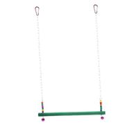 Yardwe Balançoire pour Poule De Compagnie Jouet Suspendu en Bois Échelle Pivotante pour Coq Espace Ludique pour Poulets Jardin