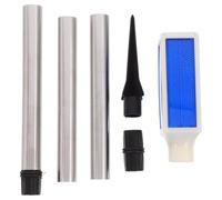 Yardwe Balises Solaires Pour Allées Réfléchissantes En Acier Inoxydable 2 Pièces, Éclairage Led Extérieur Étanche Pour Sécurité Nocturne, Installation Facile Pour Jardin Et Voie