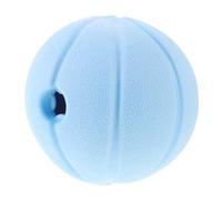 Yardwe Balle pour Chien Interactive Résistante Mastication Dentraînement Ludique pour Chiots Balle Distributrice de Friandises Bleue TPR