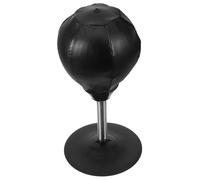 Yardwe Ballon De Boxe à Ventouse pour Table Fitness Anti-Stress Balle De Frappe avec Support Métal pour Bureau