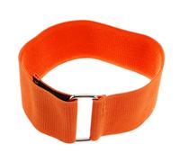 Yardwe Bande Élastique pour Course à Trois Jambes Réglable en Nylon Orange, Légère et Confortable pour Journées Sportives Scolaires et Réunions Familiales