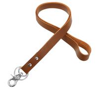 Yardwe Bandoulière en Cuir Vintage avec Clip et Porte-clés, Résistance à L'usure, Mécanisme de Libération Rapide pour Clés et Téléphone Portable Bureau