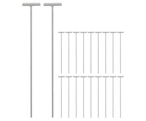Yardwe Barreaux de Porte en Fer pour Cage à Pigeons 20pcs Système D'entrée Unidirectionnel Protège Les Pigeons des Blessures Accessoires pour Pigeonnier