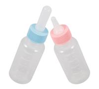 Yardwe Biberon et Garantit Le Bien-être Animaux en PP et Silicone pour Chaton et Chiot 2pcs Simplifie L'alimentation -nés