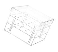 Yardwe Boîte à Fleurs en Acrylique Transparente Carrée 16 Compartiments pour Fleurs Éternelles Coffret D’Emballage Floral pour Mariage Saint-Valentin et Décorations Élégantes