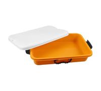 Yardwe Boîte De Rangement De Jouets d'enfants Portables, Plateau De Sable en Plastique avec Couvercle, Boîte De Rangement De Bac À Sable Portable, De Sable De Jouet, Boîte De Sable