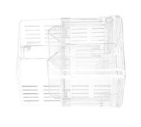 Yardwe Boîte Élevage à Double Couche pour Aquarium Couveuse Transparente avec Ventouses Isolateur pour Crevettes Et Poissons Blessés Récipient De Soin pour Petites Espèces
