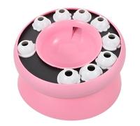 Yardwe Bol à Alimentation Accessoire de Nourriture pour Animaux de Compagnie pour Digestion Comportement Naturel Convient Aux de Âges Rose