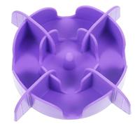 Yardwe Bol Nourrisseur Lent Silicone pour Chiens Insert pour Débordement pour Chien et Chat avec Ventouse Antidérapante