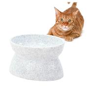 Yardwe Bol pour Animaux avec Fontaine à Eau Intégrée Design Anti-dérapant Double Usage pour Et Chiens Capacité De Couleur Blanche