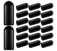 Yardwe Bouchons de Bouteille en Plastique Noir Légers et Compacts Lot de 20 Offrant des Résultats Précis pour Aérographe pour Divers Projets de Peinture