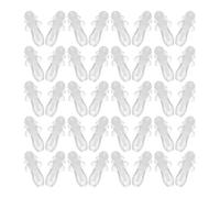 Yardwe Bouchons d'oreilles pour la natation et bouchons d'oreille transparents en silicone souple, paquet de 30 paires, insonorisés, étanches, pour et chantier