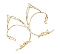 Yardwe Boucles D’oreilles Manchettes De Fée En Alliage Doré Léger, Boucles Oreille Femme Sans Piercing, Bijoux Géométriques Enveloppants Pour Adolescentes Et Usage Quotidien