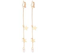 Yardwe Boucles D’oreilles Pendentives Anti-perte Dorées en Alliage Kc, Accessoires pour Écouteurs sans Fil, Femme, Usage Quotidien et Sport, Légères et Sécurisées