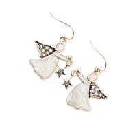 Yardwe Boucles Oreilles Ailes Ange Légères Créatif Bijoux Pendants pour Femme Cadeau Doux et Élégant