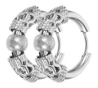 Yardwe Boucles Oreilles Créoles Dragon pour Femme Design Unique et Élégant Adaptées pour Occasions Spéciales ou Quotidien