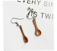 Yardwe Boucles Oreilles Crochet Mini Spatule Forme Cuillère Bijoux Faits Main Légers et Élégants pour Femmes Accessoires de Fête et Usage Quotidien