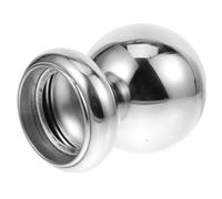 Yardwe Boule à Rampe de Acier D'escalier Argenté Inoxydable Design Creux Intégré, Résistante L'usure et Haute Température de 51mm pour Rambarde Intérieure