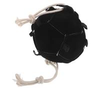 Yardwe Boule Interactive Noire pour Animaux de Ferme Mécanisme Récompense Carotte, Tissu Résistant, pour Écurie et Pâturage, D'entraînement pour Chevaux et Moutons