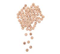 Yardwe Boules De Bingo en Bois 75 Pièces Numérotées pour Animations Ludiques Et Réunions Familiales Robustes Et Pratiques